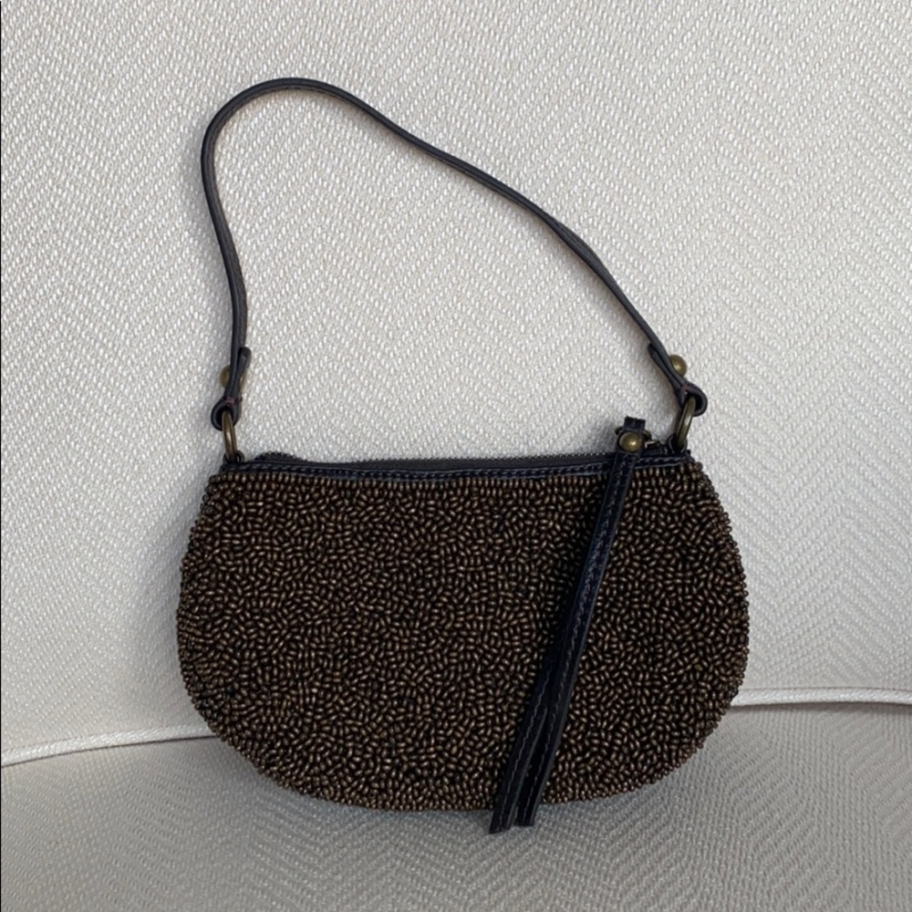 Beaded Pouchette Bag